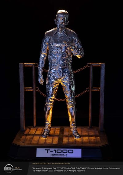 Darkside Collectibles Studio Terminator 2 Judgement Day Premium Statue 1/3 T-1000 Liquid Metal 30th Anniversary Edition 70 cm Beeld