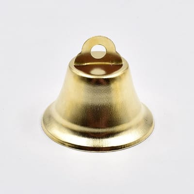 50 Stuks 16mm Gouden Vintage Klokken voor Ambachten, Kerstdecoratie, Windgong Hanger en DIY Cadeaus
