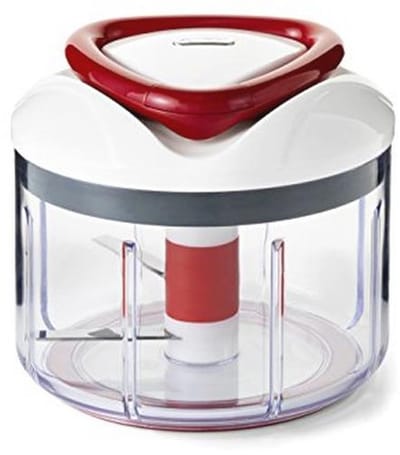 Handmatige Keukenmachine | Voedselhakker en Groentesnijder | Vaatwasserbestendig | Compact Ontwerp met 5 Jaar Garantie