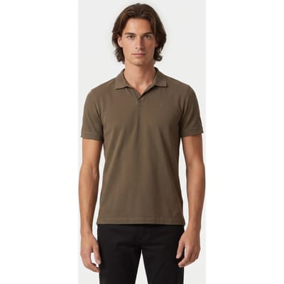 No Excess Polo V Solid Stretch Dark Moss Größe: M | Poloshirts Outlet | Herren