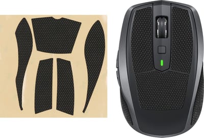 kwmobile gaming muis grip tape geschikt voor Logitech MX Anywhere 2S muis - Antislip muistape grip - Muis grip tape in zwart
