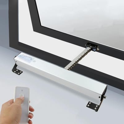 Elektrische Raamopener - Automatisch Raam - Ventilatie Verbeteren - Afstandsbediening Bediening - Ketting 30-100cm - Metaal