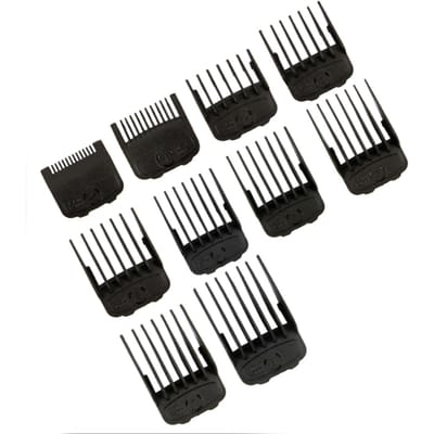 Opzetkammen Passend voor Andis Master Clipper met Opbergstandaard Magnetisch Ergonomisch 10 Maten Opzetkammen
