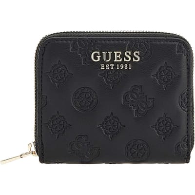 Guess Portemonnee / Portefeuille Dames - Ritsportemonnee - La Femme - Imitatieleer - Zwart
