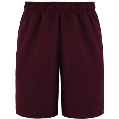 Under Armour HeatGear Stretch Waist Burgundy Heren Losse Shorts 1320869 600