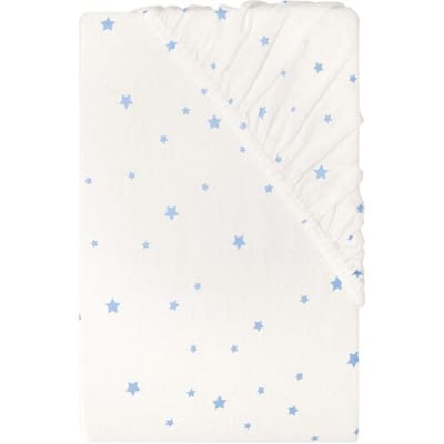 LIVARNO Kinder hoeslaken 90-100 x 200 cm (Blauw)