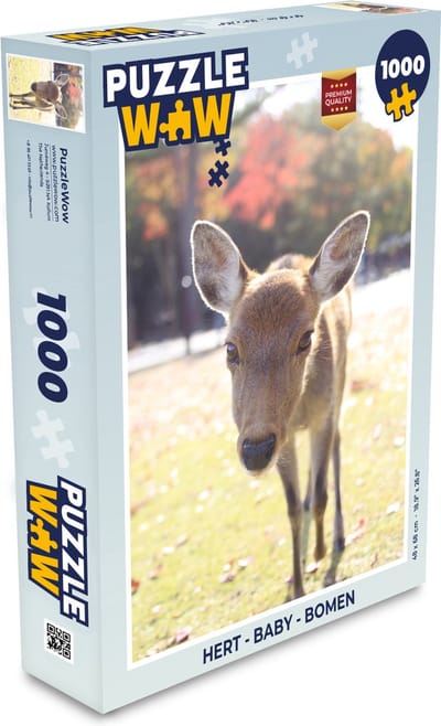 Puzzel Hert - Baby - Bomen - Legpuzzel - Puzzel 1000 stukjes volwassenen