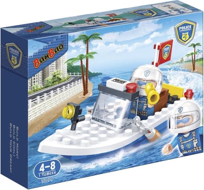 BanBao Politie Politieboot - 7019
