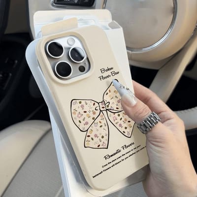 Bloem Zacht Leer Telefoonhoesje Voor iPhone 13 Hoesje iPhone 16 11 15 14 12 Pro Max 16 Plus Schattige Kers Schokbestendig Siliconen Cover For iPhone 13 Pro gray