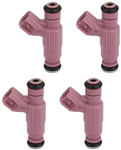 JHUBERS- Brandstofinjectoren Set van 4 - Vervangingsinjectoren - Compatibel met N-eon SRT-4 2.4L Turbo 2003 - Chrysler PT Cruiser 2.4L Turbo 2003 - Hoogwaardige materialen - Duurzaam en betrouwbaar - Brandstofinjector