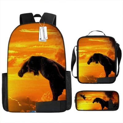 Godzilla Godzilla Student Schooltas Cartoon Kinderrugzak Schoudertas Anime Trend as the picture