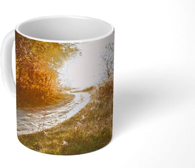 Mok - Koffiemok - Pad - Natuur - Boom - Mokken - 350 ML - Beker - Koffiemokken - Theemok
