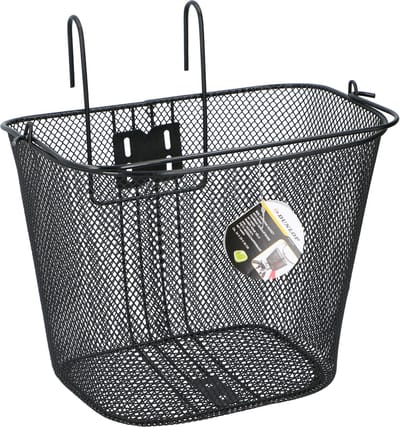 Dunlop Fietsmand - zwart - 22 liter - 35 x 25 x 36 cm - mand voor aan stuur