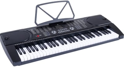 Keyboard 61 toetsen - Met gratis lessen - incl. microfoon - Zwart Fazley FKB-050