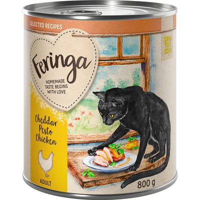 24x800g Kip met Cheddarpesto Feringa Selected Recipes Katten Natvoer