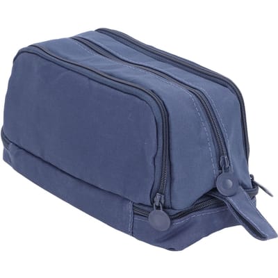 Grote Potloodtas Dubbele Opening Potloodtas Duurzame Canvas Potlooddoos Draagbare Multifunctionele Potloodtas voor