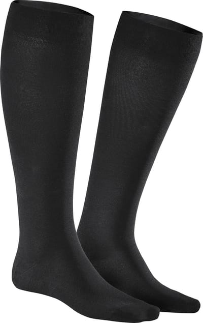 Kunert Fly&Care Heren Kniekousen - Black - Maat 41/42