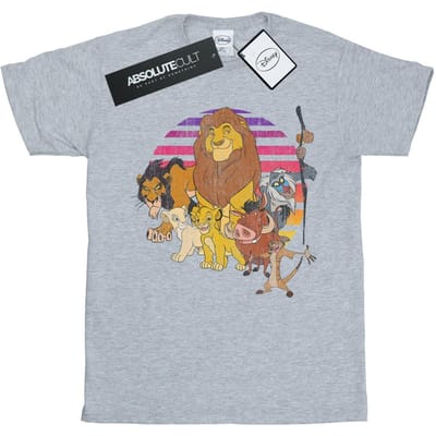 Disney Heren The Lion King Pride Familie T-shirt (Sportgrijs)