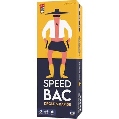 SPEED BAC DROLE ET RAPIDE - GERONIMO GAMES - ATM GAMING - JEU DE CARTES - JEU D'AMBIANCE - PARTY SPEL - FR