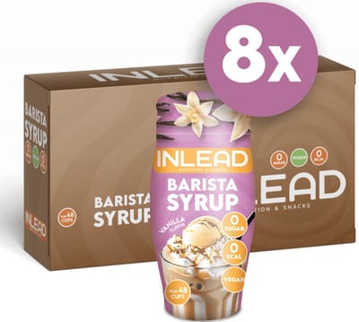 Inlead Barista Syrup (8x65ml) Vanilla - Functionele voeding - Sauzen/Siropen