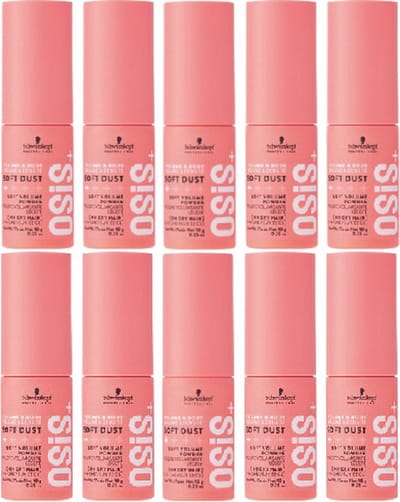 Schwarzkopf Professional OSiS+ Soft Dust Texture Volumepoeder - voordeelverpakking - 10 x 10g