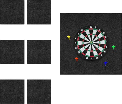 4-delige dartbordrand voor optimale wandbescherming, surround opvangring en backboardbescherming