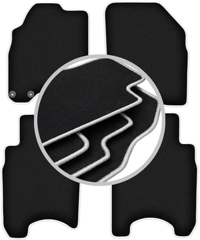 CARLUX-SILVER automatten voor: Honda Jazz II hatchback (2002-2007)