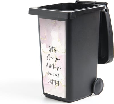 Container sticker Quotes - Studenten - Studeren - Motivatie - Leren - 44x98 cm - Kliko sticker