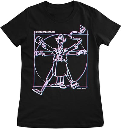 Inspector Gadget T-shirt V-itruivan Man Girly Tee CPLG-5-IG003-H72-2