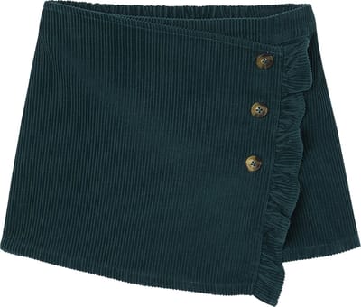Vertbaudet Short-rokje van ribfluweel met wikkeleffect