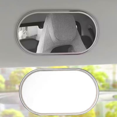 Zonneklep Spiegel voor Auto – Cosmetische Make-up Spiegel voor Vrachtwagen en SUV (Ovaal)
