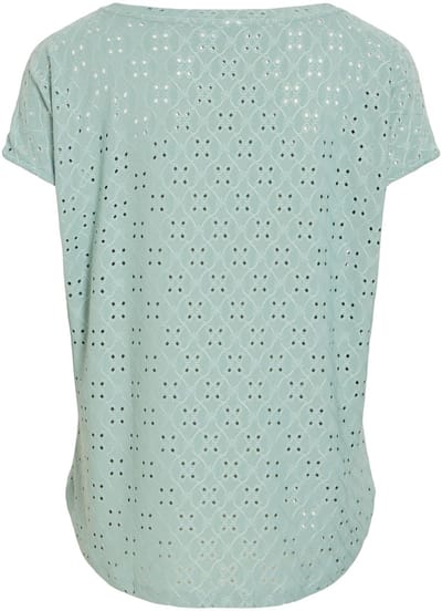 VILA - VIKAWA S/S O-NECK TOP/KA - Dames - Blouses