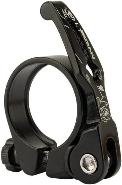 Fiets Zadelpen Klem - Zadelklem Quick Release - Veilig Fietsen - Lichtgewicht Aluminium - 31.8 mm 34.9 mm - Zwart