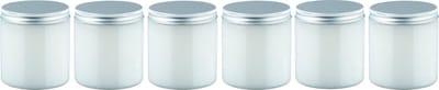 Luxe Verzorgende Bodyscrub-Gel Berken - 400 gram - Pot met aluminium deksel - set van 6 stuks - Hydraterende Lichaamsscrub