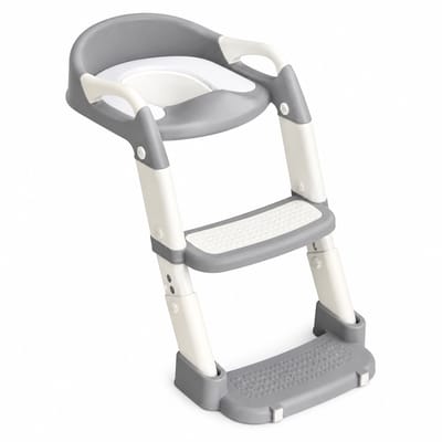 CINK Kids® 3-in-1 Toilettrainer met Ladder – Zindelijkheidstraining voor Peuters & Kinderen – Opvouwbaar & Verstelbaar – Antislip – Met Spatbescherming