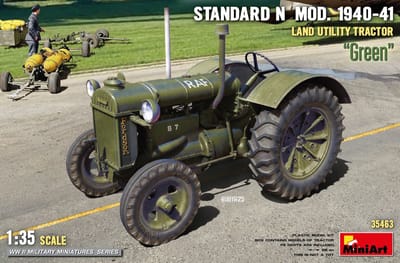 MiniArt Modelbouwpakket Landbouwvoertuigen - 35463 Fordson Standard N Model 1940-1941 Land Utility Tractor Green - Landbouwvoertuig Plastic - 1:35 - Modelbouw