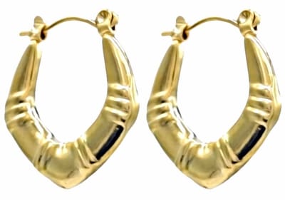 Oorbellen - Oorringen - RVS - 2,5 cm - Goudkleurig