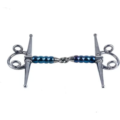 Naaldbit voor paarden Trust Sweet Iron Full Cheek Gag Cherry Roller 16