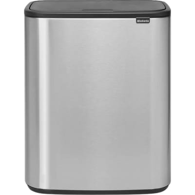 Brabantia Bo Touch Bin Prullenbak - 2 x 30 liter - Afvalscheiding - Matt Steel Fingerprint Proof