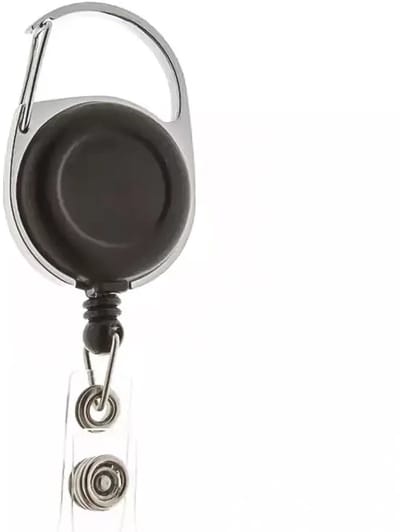 Travel Cords - Badgehouder Zwart - 360° draaibaar - 65 cm uitrekbaar