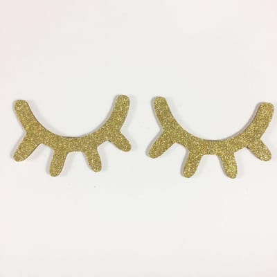1 Paar Schattige Houten 3D Wimper Muursticker Decoratie in Scandinavische Stijl Kinderen Babykamer Achtergrond Muursticker Huisdecoratie