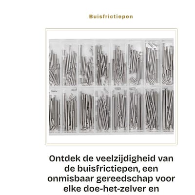 Dailygoods- Horlogeklinknagel - Buisfrictiepen - Drukstangen - Pinnen - Kledingreparatiegereedschap - Accessoires - Horlogeaccessoires