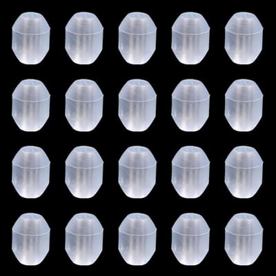 Vervangende Voetjes voor Afvoerroosters - 20 Stuks, 4mm ID, 13mm OD, PVC en Rubber, Bescherming tegen Krassen voor Keukenaccessoires