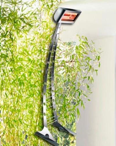 Heliosa 995, staande terrasverwarming / patioverwarming / Terrasstraler, Amberlight, met afstandsbediening, 995-RC