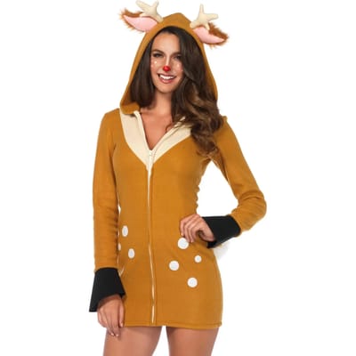 Damesjurk Leg Avenue Cozy Fawn