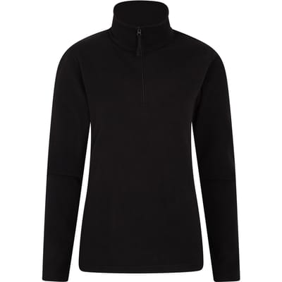 Mountain Warehouse Dames/Dames Camber II Fleece Top (Zwart)