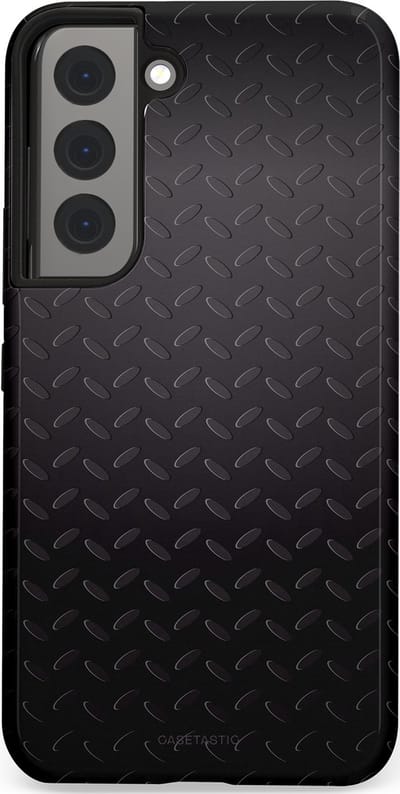 Casetastic Hoesje Geschikt voor Samsung S22 - Stijlvolle Beschermende Duo-layer Case - Geometaal