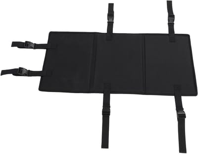 Stapelbed Ladderbeschermer - Anti-klimpad Dubbellaags - Veiligheid Verhoging - Dubbele Laag Oxford - 28W x 6H cm - Zwart
