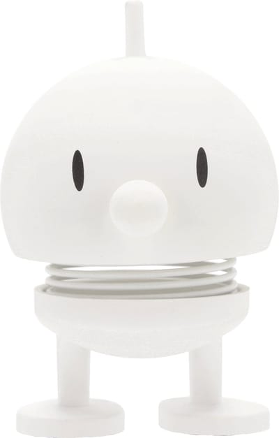 Hoptimist Soft Bumble Beeldje - S - Wit - Beeldjes Decoratie voor Kantoor, Kamer en Woonkamer - Cadeau Idee voor Mannen, Vrouwen en Kinderen