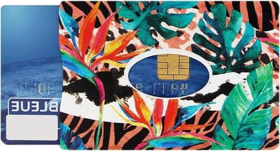 Harde Kaarthouder - Creditcard Case - Kaarten Beschermen - Gemaakt in Frankrijk - 6 x 9.2 cm - Zwart